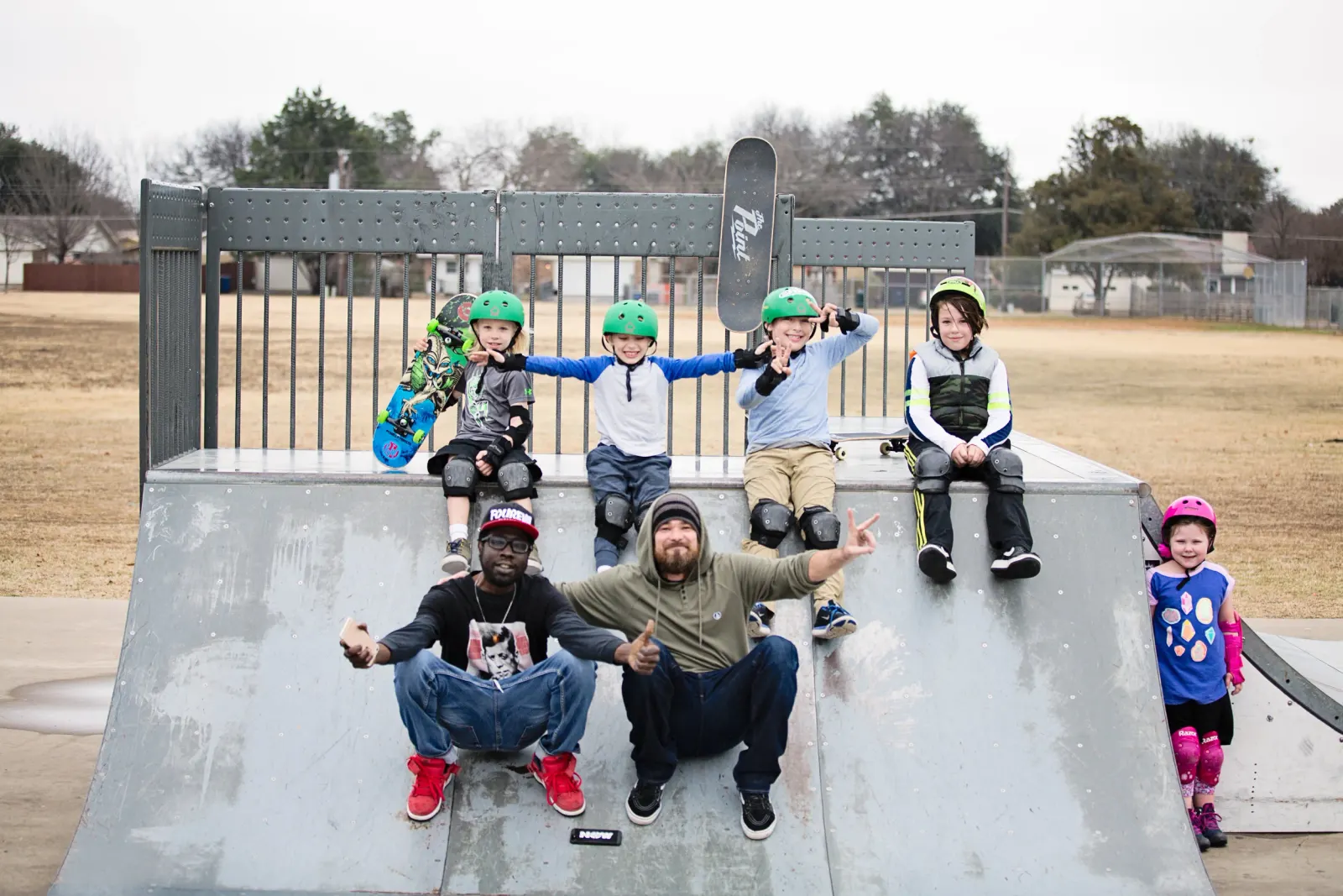 Skating the original Dallas skatepark at Lakeland Hills Park